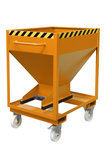 Silocontainer type SRE-D 375 - ca. 1115x780x1300 mm (lxbxh)/inhoud ca. 375 liter/trechter ca. 1010x780x1000 mm (lxbxh)/gedoseerde lediging van stortgoederen