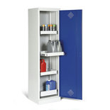 Milieukast met 1 deur 531-1107, afmetingen 1950x500x500 (hxbxd)mm, met 4 bakken (incl. bodembak), Protaurus
