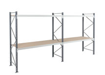 Aanbouwset grootvakstelling Epsivol - ca. 2500x2250x600 mm/5 ligger niveaus/met spaanplaat legborden/leverbaar in diverse RAL kleuren
