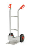 Aluminium steekwagen A1125L, draagvermogen 150 kg, hoogte 1150 mm, steekdiepte 250 mm, steekbreedte 320 mm, Fetra