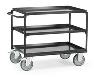 Tafelwagen met stalen etage 4830/7016, laadvlak 850x500mm, Fetra
