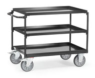 Tafelwagen met stalen etage 4832/7016, laadvlak 1000x700mm, Fetra