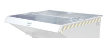 Automatische kiepcontainer type 4A 1200 - ca. 1920x1095x1125 mm (lxbxh)/draagkracht 1500 kg/inhoud ca. 1,20 (m³)/met 3 automatische ontgrendelingspunten