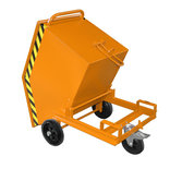 Containerwagen type KW 250 - ca. 1115x820x990 mm (lxbxh)/draagkracht 300 kg/inhoud ca. 250 liter/hoogte kiepzijde 690 mm/zonder inrijdkokers