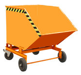 Containerwagen type KW 600 - ca. 1395x1070x1155 mm (lxbxh)/draagkracht 300 kg/inhoud ca. 600 liter/hoogte kiepzijde 830 mm/zonder inrijdkokers