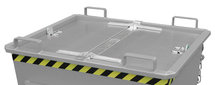 Bodemklepcontainer type BKB 500 - ca. 1040x1200x721 mm (lxbxh)/draagkracht 1000 kg/inhoud ca. 0,50 (m³)