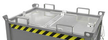 Bodemklepcontainer type FB 1500 - ca. 1040x1845x1145 mm (lxbxh)/draagkracht 1500 kg/inhoud ca. 1,50 (m³)