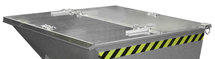 Kiepcontainer type AK 100 - ca. 1420x1560x1070 mm (lxbxh)/draagkracht 1000 kg/inhoud ca. 1,00 (m³)