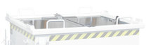 Bodemklepcontainer type SB 500 - ca. 1035x1310x700 mm (lxbxh)/draagkracht 1000 kg/inhoud ca. 0,50 (m³)