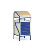 Lessenaar stationair Plus-serie 17-1042, afmetingen 1200x560x639 mm (hxbxd), Taurodesk