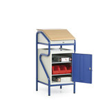 Lessenaar stationair Plus-serie 17-1048, afmetingen 1200x560x639 mm (hxbxd), Taurodesk