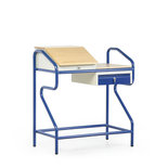 Lessenaar stationair extra breed 17-1057, afmetingen 1200x1052x639 mm (hxbxd), Taurodesk