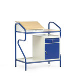 Lessenaar stationair extra breed 17-1065, afmetingen 1200x1052x639 mm (hxbxd), Taurodesk