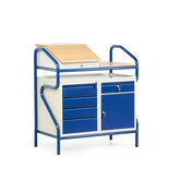 Lessenaar stationair extra breed 17-1075, afmetingen 1200x1052x639 mm (hxbxd), Taurodesk
