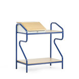 Lessenaar stationair extra breed 17-1077, afmetingen 1200x1052x639 mm (hxbxd), Taurodesk