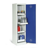 Milieukast met 1 deur 531-1107, afmetingen 1950x500x500 (hxbxd)mm, met 4 bakken (incl. bodembak), Protaurus