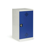 Milieukast met 1 deur 531-1102, afmetingen 1000x500x500 (hxbxd)mm, met 2 bakken (incl. bodembak), Protaurus
