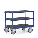 Tafelwagen 104-1006, met 3 laadvlakken, laadvlak 1000x700 mm, Tauroflex