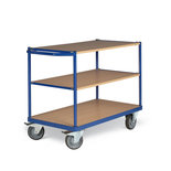 Tafelwagen basic 120-1220, met 3 laadvlakken, laadvlak 850x500 mm, Tauroflex
