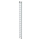 Aluminium 2-delige opsteekladder  - zonder stabilisatiebalk/werkhoogte 10.3 m/ladderlengte uitgeschoven 9.18 m/ladderlengte ingeschoven 5.3 m/aantal sporten 2x18/breedte ladder 420 mm