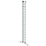 Aluminium 2-delige optrekladder  - met Nivello stabilisatiebalk/werkhoogte 9.4 m/ladderlengte uitgeschoven 8.34 m/ladderlengte ingeschoven 4.74 m/aantal sporten 2x16/breedte ladder 420 mm