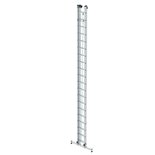 Aluminium 2-delige optrekladder  - met Nivello stabilisatiebalk/werkhoogte 11.4 m/ladderlengte uitgeschoven 10.3 m/ladderlengte ingeschoven 5.86 m/aantal sporten 2x20/breedte ladder 420 mm