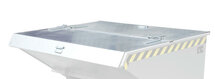 Automatische kiepcontainer type 4A 900 - ca. 1485x1570x865 mm (lxbxh)/draagkracht 1000 kg/inhoud ca. 0,90 (m³)/met 3 automatische ontgrendelingspunten