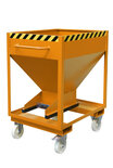 Silocontainer type SRE-D 375 - ca. 1115x780x1300 mm (lxbxh)/inhoud ca. 375 liter/gedoseerde lediging van stortgoederen