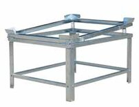 IBC Vloeistof restlediger type IR-2 verzinkt - ca. 1280x1080x755 (850) (lxbxh)/steplaats 1200x1000 mm/draagkracht 1500 kg