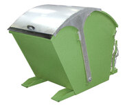 Kiepcontainer type RD 1000 - ca. 1750x955x1220 mm (lxbxh)/draagkracht 1500 kg/inhoud ca. 1,00 (m³)