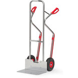 Aluminium steekwagen A1331P, draagvermogen 200 kg, hoogte 1300 mm, steekdiepte 300 mm, steekbreedte 480 mm, Fetra