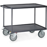 ESD-Tafelwagen met platform van staalplaat met rand 9403W, laadvlak 1200x800mm, Fetra