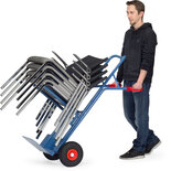 Stoelensteekwagen B1345P, draagvermogen 300 kg, hoogte 1300 mm, steekdiepte 250 mm, steekbreedte 320 mm, Fetra