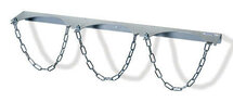 Gasflessen - wandhouder - voor 3 gasflessen Ø 230 mm, Fetra