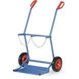 Gasflessenwagen 51006, draagvermogen 100 kg, hoogte 1100 mm, Fetra