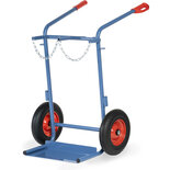 Gasflessenwagen 51011, draagvermogen 150 kg, hoogte 1300 mm, Fetra