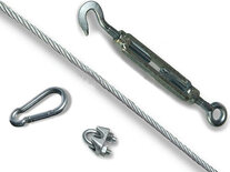 Magazijnstellingnet set B compleet/voor liggerlengte 2700 mm/nethoogte 8000 mm/draaddikte 5 mm/maaswijdte 100 mm/keuze uit vijf kleuren