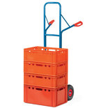 Steekwagen B1328L, draagvermogen 300 kg, hoogte 1600 mm, steekdiepte 300 mm, steekbreedte 480 mm, Fetra