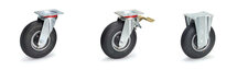 Lucht bokwielen 71525, draagvermogen 150 kg, wiel Ø x breedte 220x70 mm, Fetra