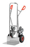 Trappensteekwagen AK 1328, draagvermogen 200 kg, hoogte 1300 mm, steekdiepte 300 mm, steekbreedte 480 mm, Fetra