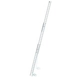 Aluminium 3-delige optrekladder - zonder stabilisatiebalk/werkhoogte 13.6 m/ladderlengte uitgeschoven 12.5 m/ladderlengte ingeschoven 5.3 m/aantal sporten 3x18/breedte ladder 470 mm