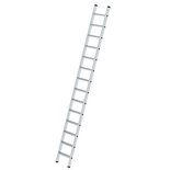 Aluminium stellingladder om te bevestigen - buitenbreedte 420 mm/ladder lengte 3.69 m/verticale ophanghoogte 3.46 m/aantal treden 14