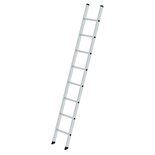 Aluminium enkele ladder - zonder stabilisatiebalk/werkhoogte 3.5 m/ladderlengte 2.5 m/aantal sporten 8/breedte ladder 350 mm