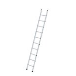 Aluminium enkele ladder - zonder stabilisatiebalk/werkhoogte 4.1 m/ladderlengte 3.03 m/aantal sporten 10/breedte ladder 420 mm