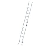 Aluminium enkele ladder - zonder stabilisatiebalk/werkhoogte 5.3 m/ladderlengte 4.15 m/aantal sporten 14/breedte ladder 420 mm