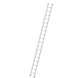 Aluminium enkele ladder - zonder stabilisatiebalk/werkhoogte 6.4 m/ladderlengte 5.28 m/aantal sporten 18/breedte ladder 420 mm