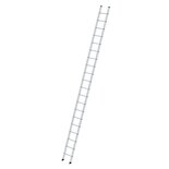 Aluminium enkele ladder - zonder stabilisatiebalk/werkhoogte 6.9 m/ladderlengte 5.85 m/aantal sporten 20/breedte ladder 420 mm