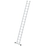 Aluminium enkele ladder - met stabilisatiebalk/werkhoogte 5.8 m/ladderlengte 4.7 m/aantal sporten 16/breedte ladder 420 mm