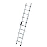 Aluminium enkele ladder - zonder stabilisatiebalk/werkhoogte 3.8 m/ladderlengte 2.65 m/aantal treden 10/breedte ladder 420 mm