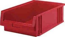 TOPPER-PLK 1c -Magazijn zichtbakken - 500/465x315x150mm/uit hoogwaardig polypropyleen/stapelbaar door stapelrand/verpakkingseenheid: 10 stuks